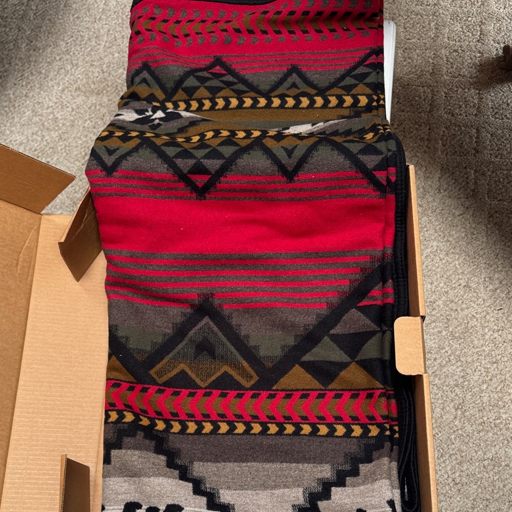 Beaver State Pendleton Wool Blanket Jacquard Robe -Brand New - Picture 4 of 7